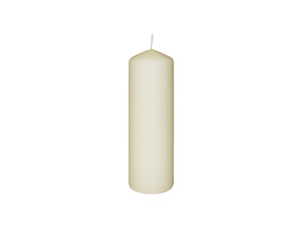 Bloklys Ø70x220 mm Brændetid 95 timer Elfenben,12 stk/krt