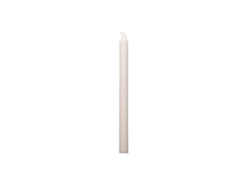 Rustiklys Ø22x290 mm Brændetid 10 timer Hvid,50 stk/krt