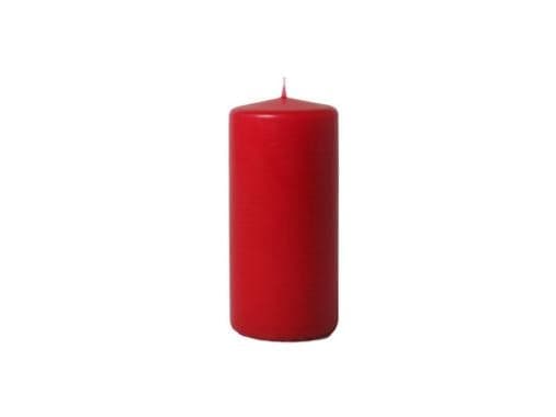 Bloklys Ø60x180 mm Brændetid 60 timer Rubinrød,12 Stk/krt