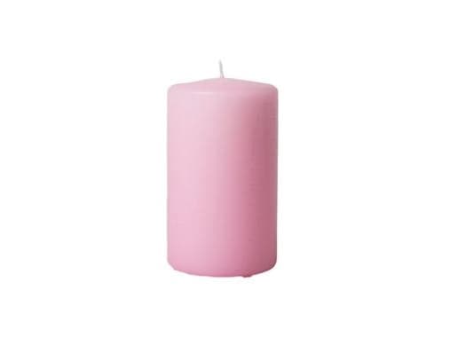 Bloklys Ø60x120 mm Brændetid 40 timer Perlemors Rosa (12 stk.)