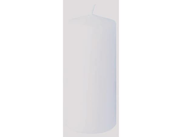 Ljus duni blockljus, 13 x 6 cm, vita, 6 st.