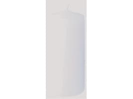 Ljus duni blockljus, 13 x 6 cm, vita, 6 st.