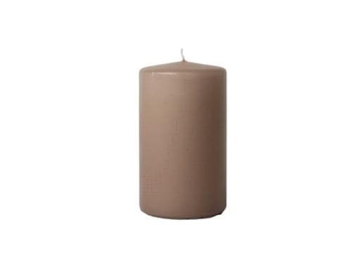 Bloklys Ø60x120 mm Brændetid 40 timer Mørk Sand,stk