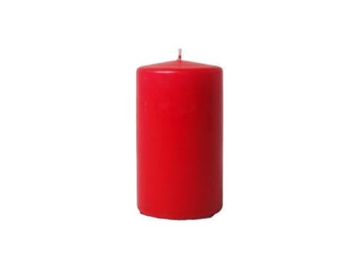 Bloklys Ø60x120 mm Brændetid 40 timer Rød,stk