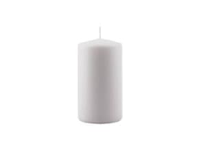 Bloklys Ø78x145 mm Brændetid 81 timer Hvid,stk