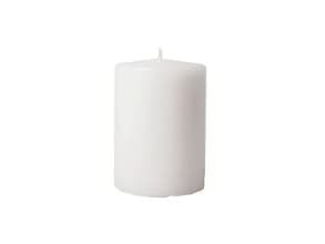 Bloklys Ø40x60 mm Brændetid 7 timer Hvid,stk