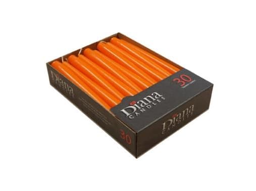 Antiklys Ø22x245 mm Brændetid 7.5 timer Orange,4 pk x 30 stk/krt