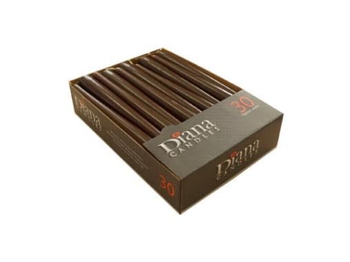 Antiklys Ø22x245 mm Brændetid 7.5 timer Brun,4 pk x 30 Stk/krt