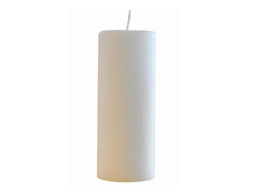 Bloklys Ø50x120 mm Brændetid 30 timer Hvid,12 stk/krt