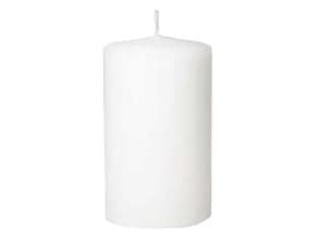 Bloklys Ø70x120 mm Brændetid 53 timer Hvid,12 stk/krt
