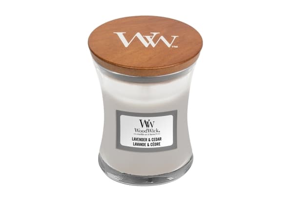Woodwick Candle - WW Mini Hourglass - Lavender & ceder