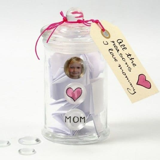 Glasburkar med lock - 10 st - 330 ml - H: 14 cm