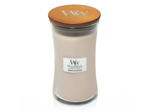 WoodWick 93191, Andre, Hvit, Jasmine, Havsalt, Vanilje, 1 stykker