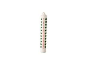 Kalenderlys Ø45x300 mm Brændetid 39 timer Stearin Hvid,12 stk/krt