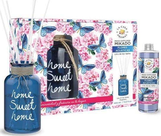 LA CASA DE LOS AROMAS_SET Sweet Home duftpinner + Lily of the Valley vase 400ml