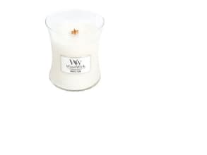 WoodWick White Teak, Rund, Hvit, 1 stykker