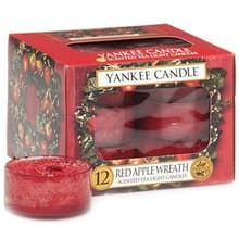 Yankee Candle cajové svícky 12 x 9,8g Red Apple Wreath