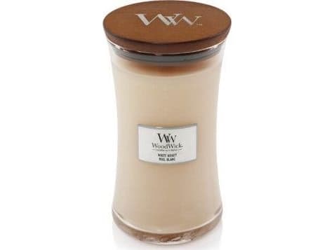 WoodWick White Honey, Cylinder, Hvit, 1 stykker
