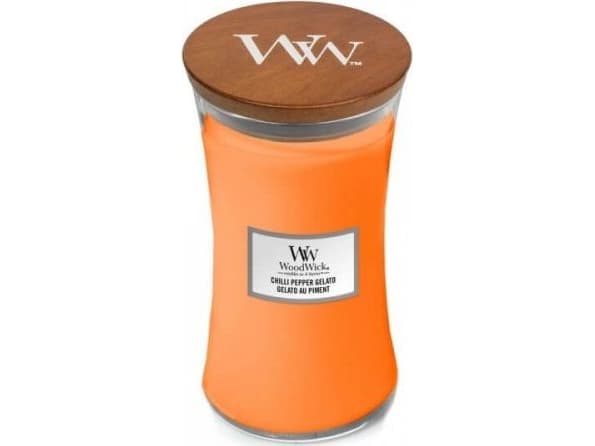 WoodWick Chilli Pepper Gelato, Andre, Brun, Sort pepper, Sitron, Sugar, Vanilje, 1 stykker