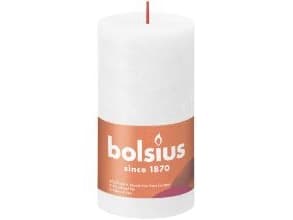 Bloklys Ø68x130 mm Brændetid 60 timer Rustik Hvid,4 stk/krt