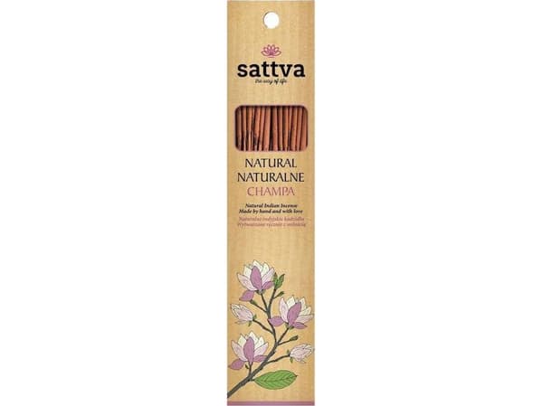 Sattva Sattva Natural Indian Incense natural Indian incense stick Champa 15pcs | FREE DELIVERY FROM 250 PLN