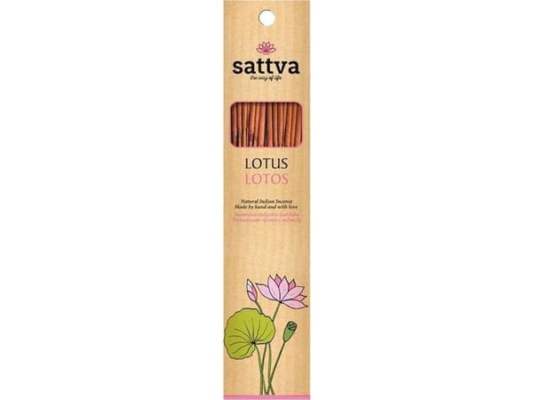 Sattva Sattva Natural Indian Incense natural Indian lotus incense stick 15pcs | FREE DELIVERY FROM 250 PLN