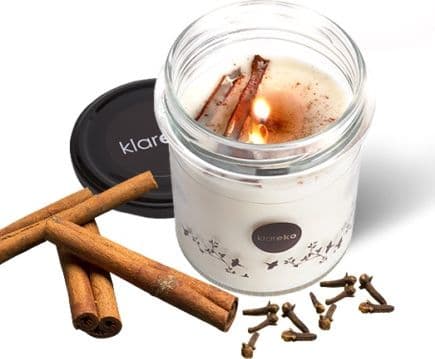 Klareko KLAREKO_Swiecidlo Mindre duftende soyalys Cinnamon Gozdziki 80g
