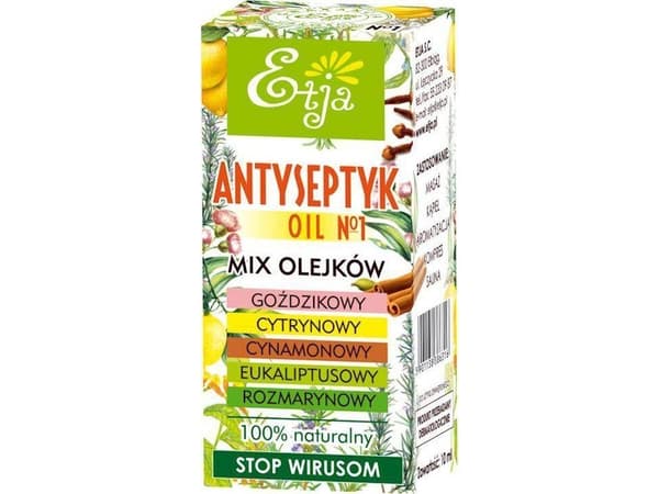 Etja ETJA Sammansättning av naturliga eteriska oljor - Antiseptisk olja 10ml