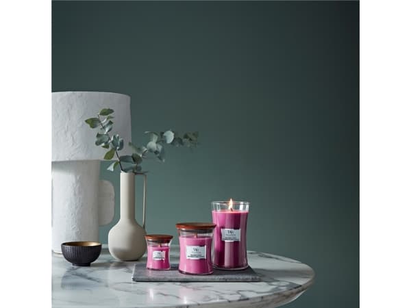 WoodWick Wild Berry & Beets Mini Jar, Rund, Rosa, 1 stykker