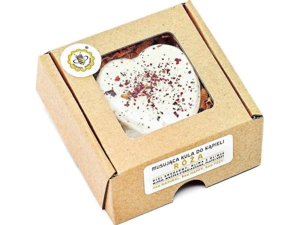 HONNING MYDLARNIA_Brusende badebombe Rose 80g