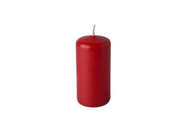Papstar 17987, Cylinder, Rød, 16 timer, 8 stykker
