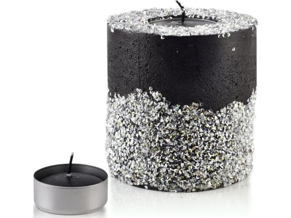 Affek Design CANDLE LANTERN CYLINDER 120X120 BLACK DIAMOND