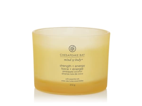 Vonná svíčka se třemi knoty Strength &amp; Energy 312 g