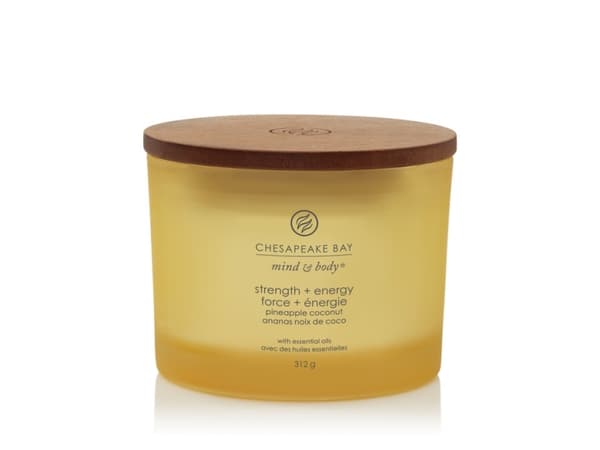 Vonná svíčka se třemi knoty Strength &amp; Energy 312 g