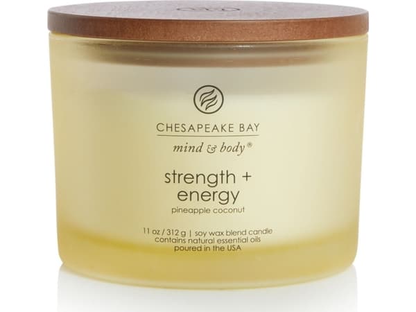 Vonná svíčka se třemi knoty Strength &amp; Energy 312 g