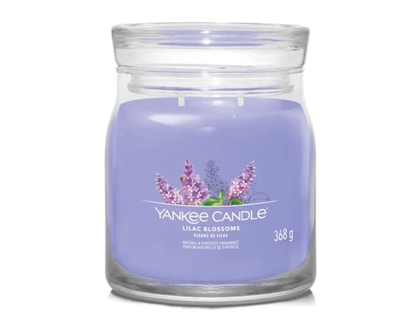 Yankee Candle Lilac Blossoms, Cylinder, Lilac, Lavender, Lilac, 50 timer, 1 stykker