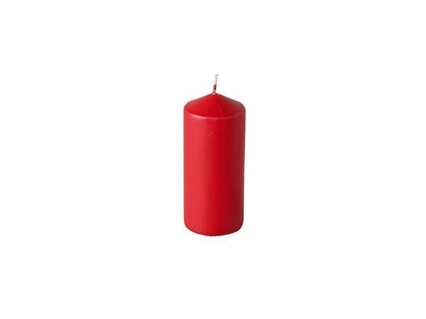 Papstar 17918, Cylinder, Rød, 9 timer, 10 stykker