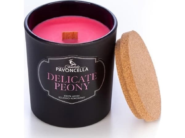 Delikat Peony soya lys svart 135g