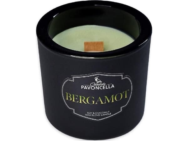 Bergamott sojaljus svart 170g