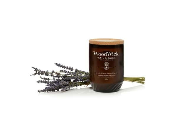 Yankee Candle Lavender & Cypress, Cylinder, Brun, Fräsch, 1 styck