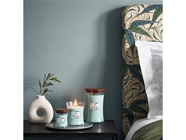 WoodWick Sagewood & Seagrass Mini Jar, Pyöreä, Vedenvärinen, 1 kpl