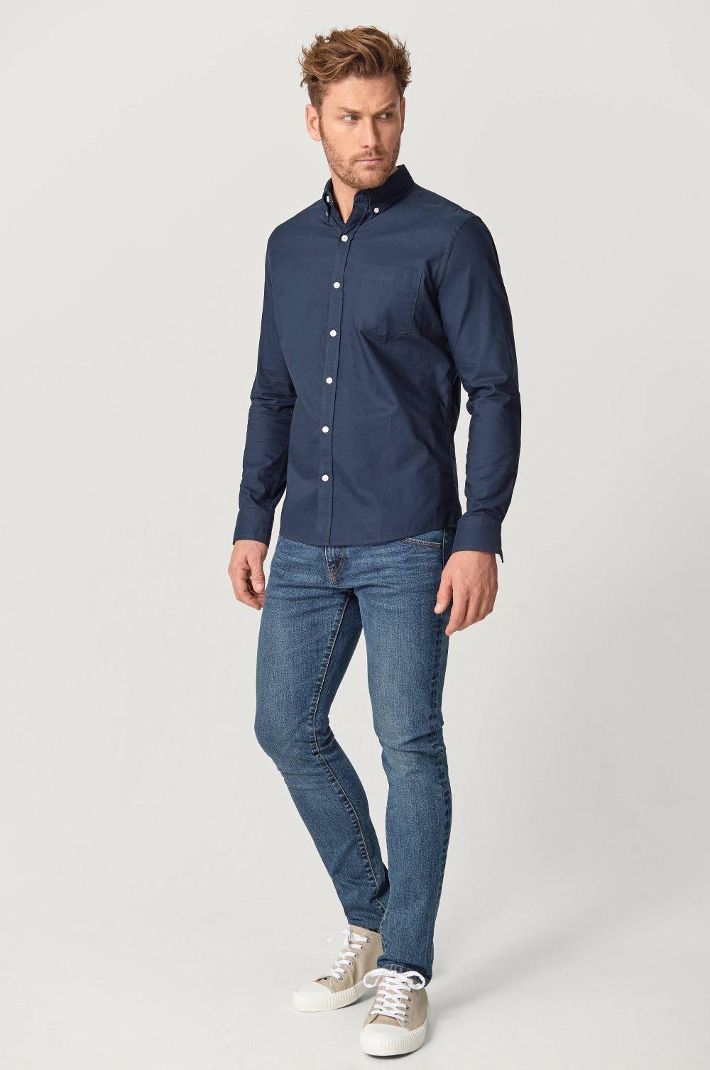 Jeans, slim fit med stretch