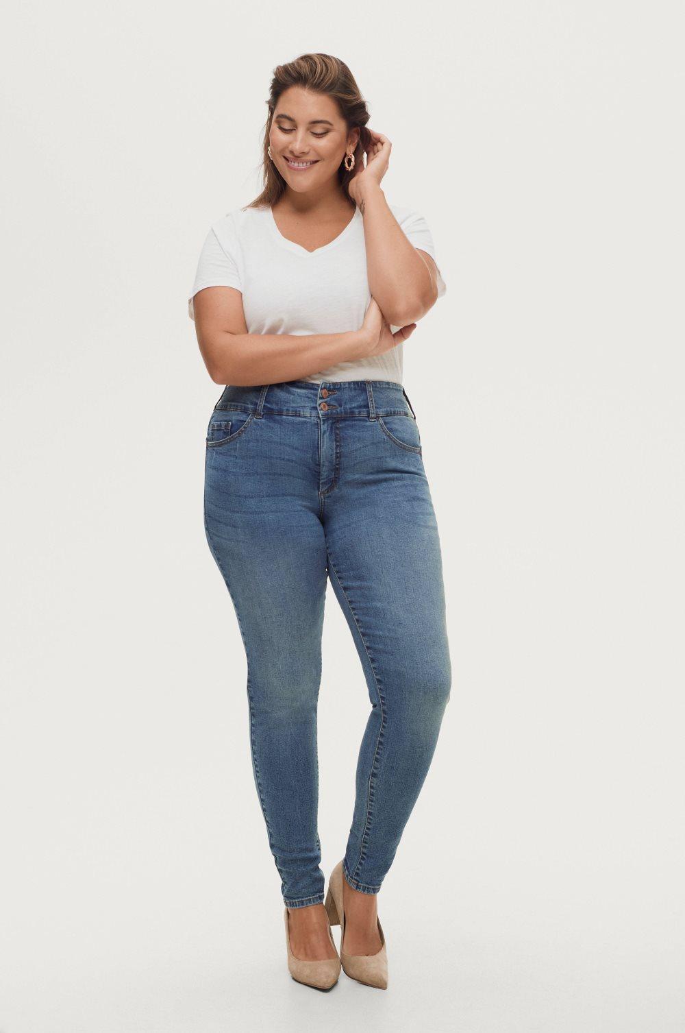 Jeans Donna med shapingeffekt