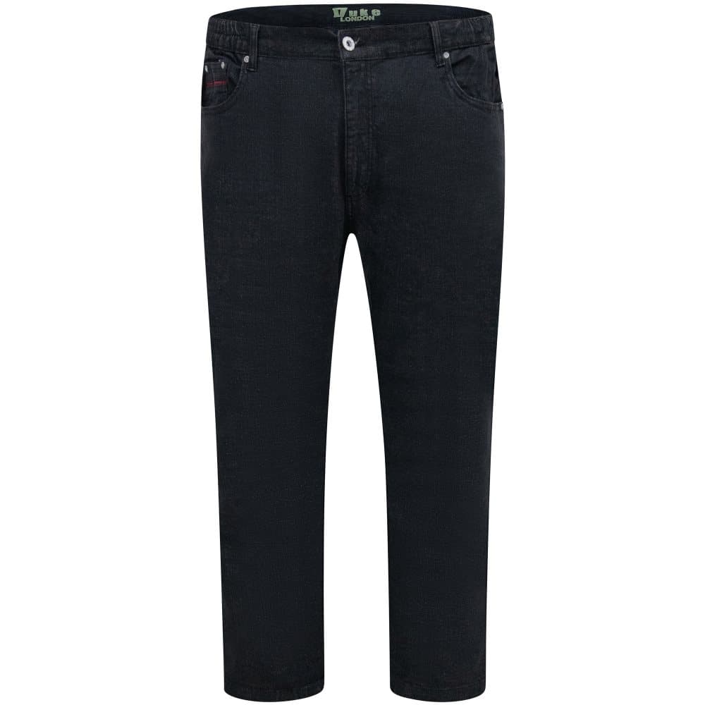 Duke London Herr Kingsize Balfour Comfort Fit Stretch Jeans för män