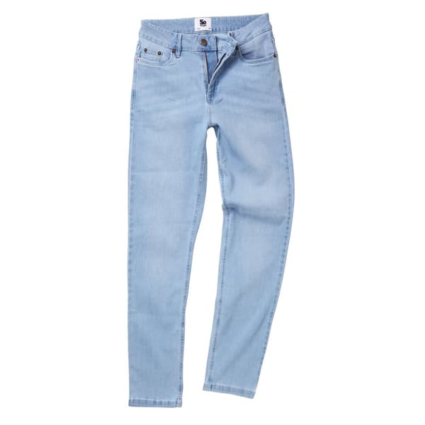AWDis So Denim jeans med raka ben för kvinnor/damer Katy Light Wash 6/L