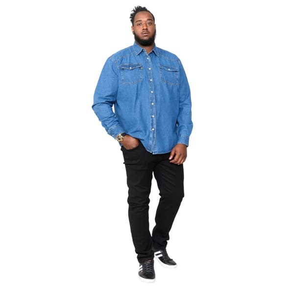 Duke Mens D555 Claude Stretch Tapered Stretch Kingsize Jeans