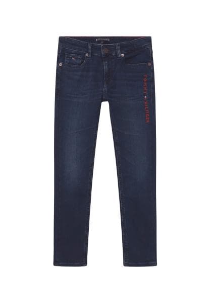 Tommy Hilfiger - BOYS SCANTON SLIM FIT Bukse - Dark Denim
