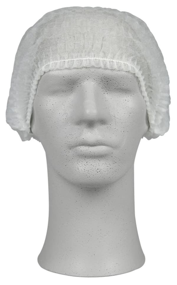 Hårnät nonwoven vit 200/fp