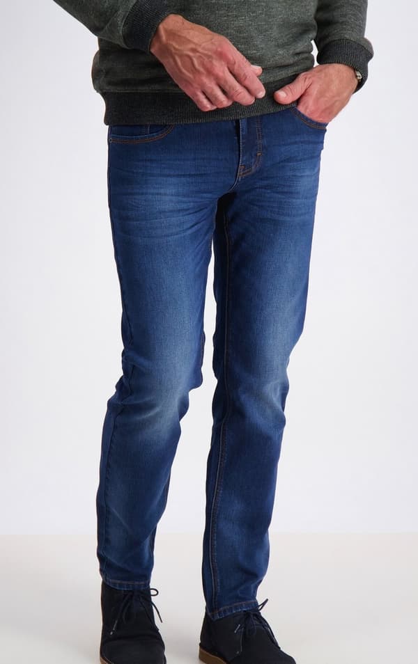 Bison - Jeans 80-033001SB Superflex, Tapered Fit