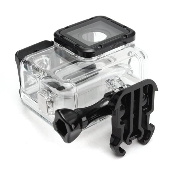 Suojakotelon kotelon kuoren puoli avattu Gopro Hero 5 mustalle kameralle